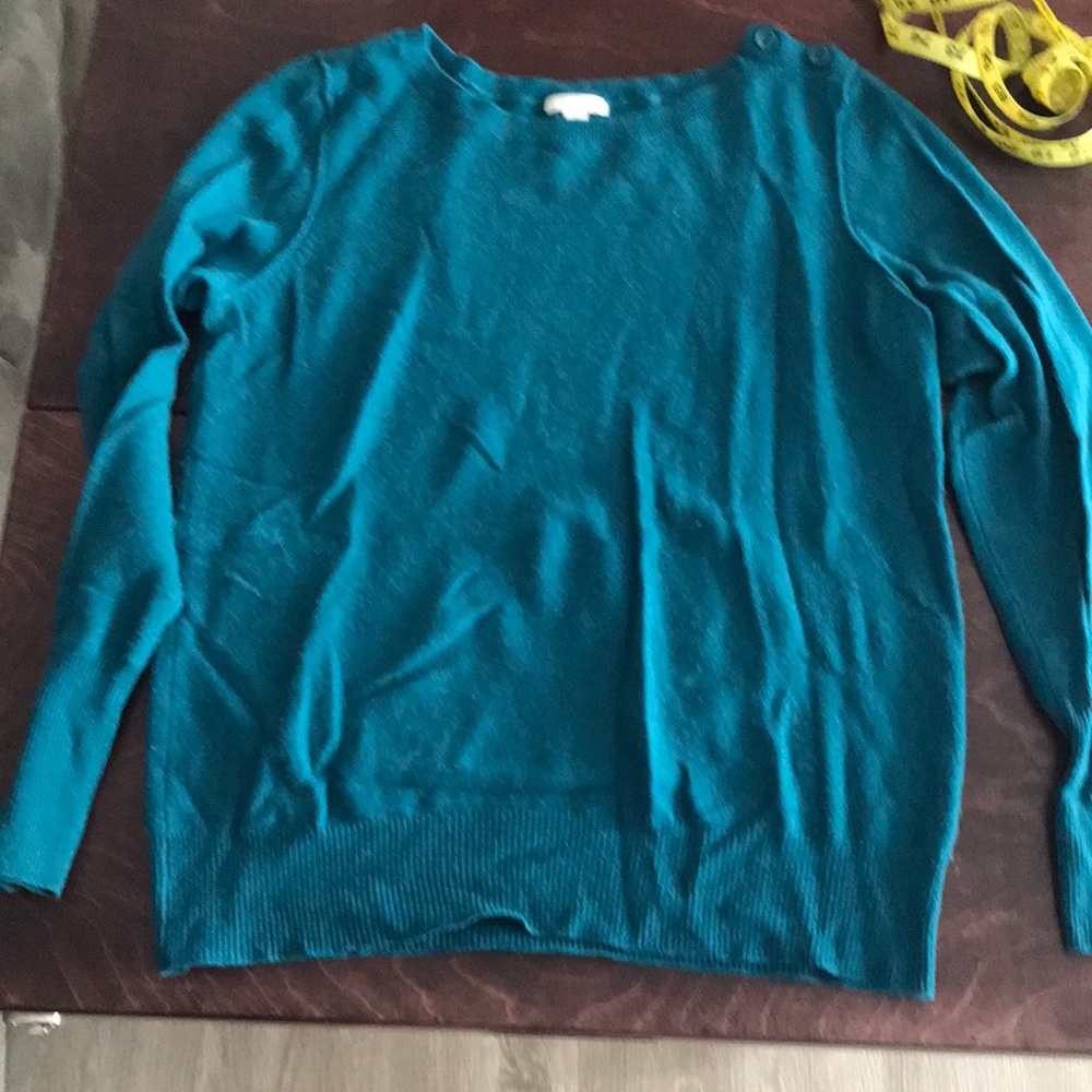 Teal sweater size XL from Nordstrom button detail